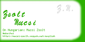 zsolt mucsi business card
